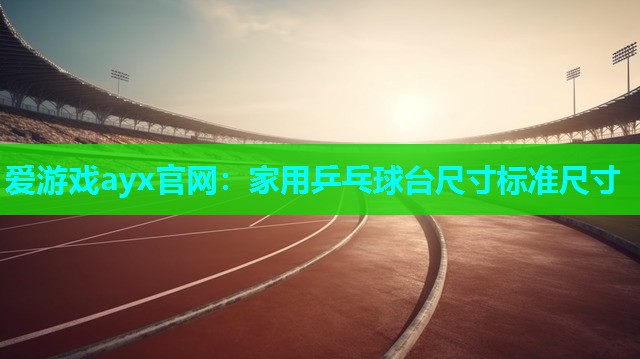 爱游戏ayx官网：家用乒乓球台尺寸标准尺寸