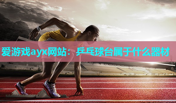 乒乓球台属于什么器材