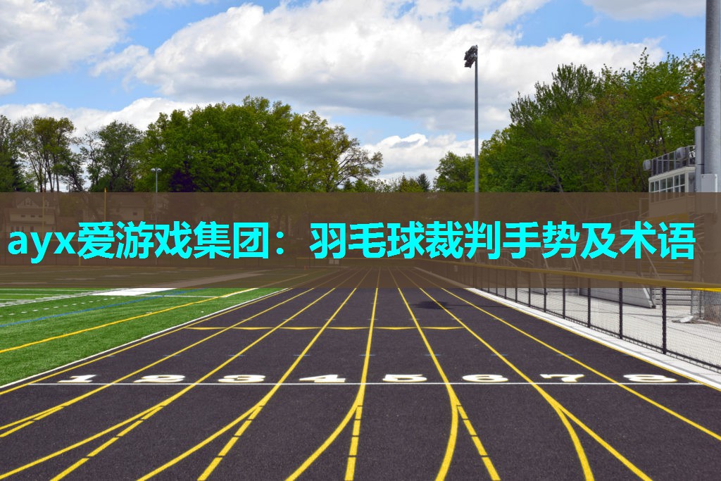 羽毛球裁判手势及术语