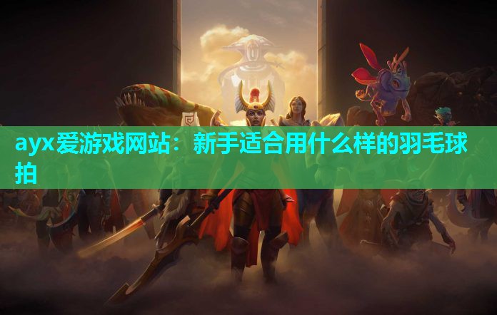 新手适合用什么样的羽毛球拍